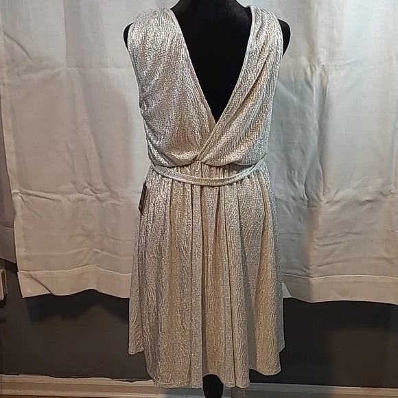 Lulu's Women's Silver Dress - Picture 4 of 8